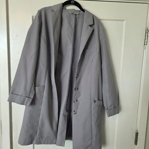 Womens Gray Lab Coat